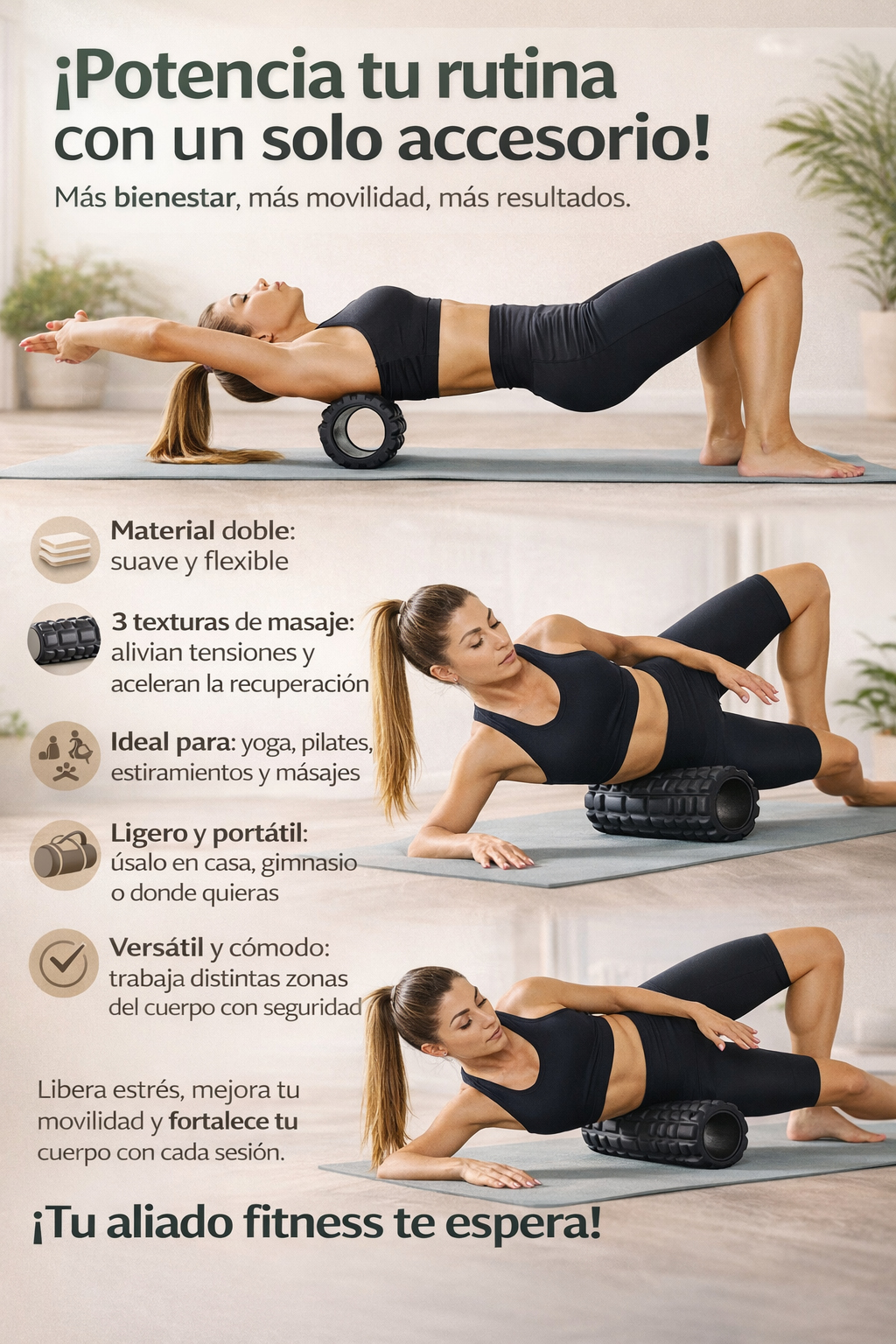 Rodillo de recuperación muscular